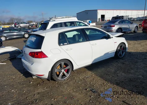 2017 Volkswagen Golf Gti Se 4-Door from USA, damaged, VIN 3VW547AU7HM008638